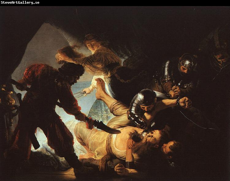 Rembrandt The Blinding of Samson