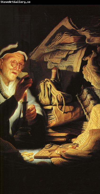 Rembrandt The Rich Old Man from the Parable