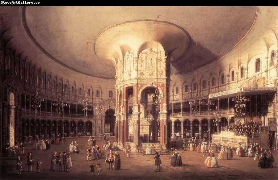 Canaletto London: Ranelagh, Interior of the Rotunda vf