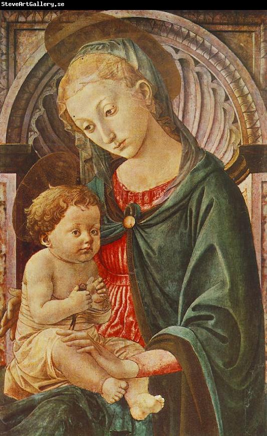 PESELLINO Madonna with Child (detail) fsgf