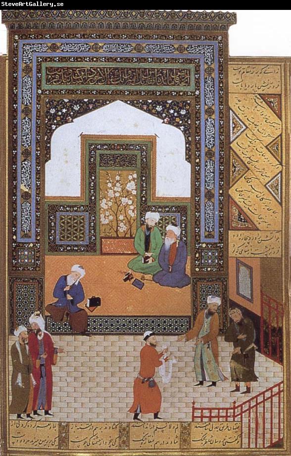Bihzad A Poor dervish deserves,through his wisdom,to replace the arrogant cadi in the mosque