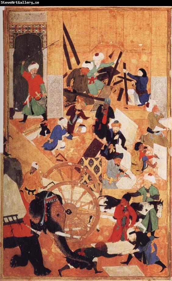 Bihzad Building the Great Mosque of Samarkand