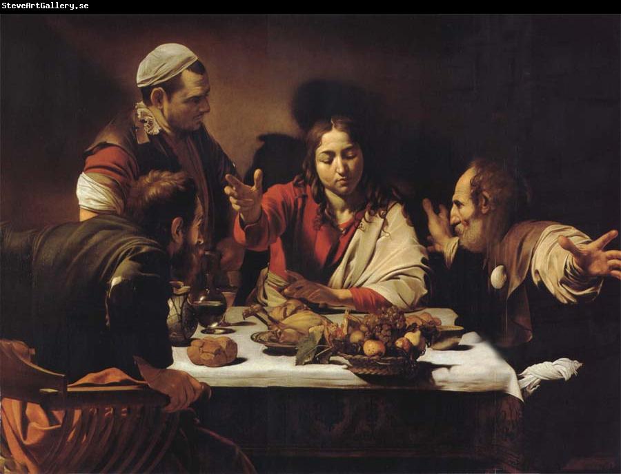 Caravaggio The Supper at Emmaus