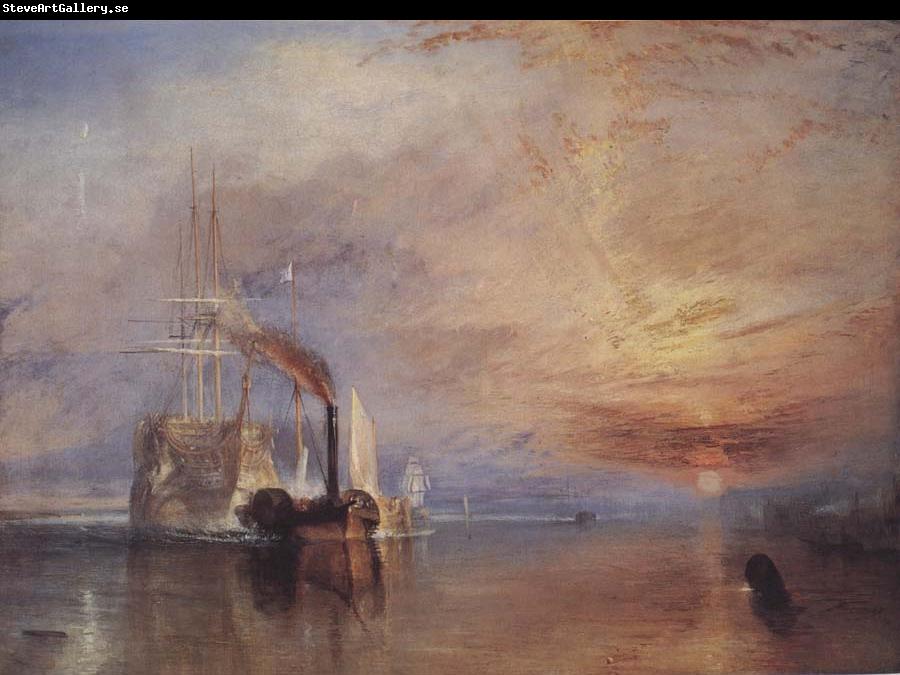 J.M.W.Turner The Fighting Temeraire,Tugged to her Last Berth to be broken up