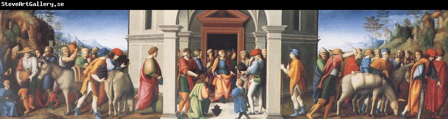 BACCHIACCA Joseph Receives His Brothes in Egypt