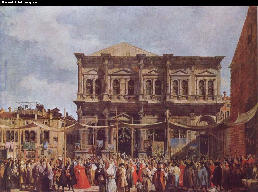 Canaletto The Feast Day of St Roch