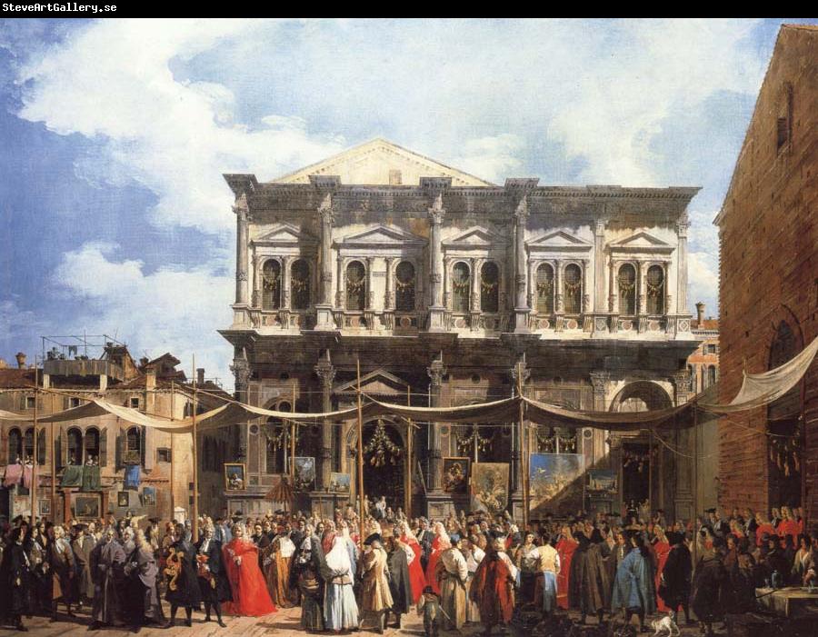 Canaletto Venice The Feast Day of Saitn Roch