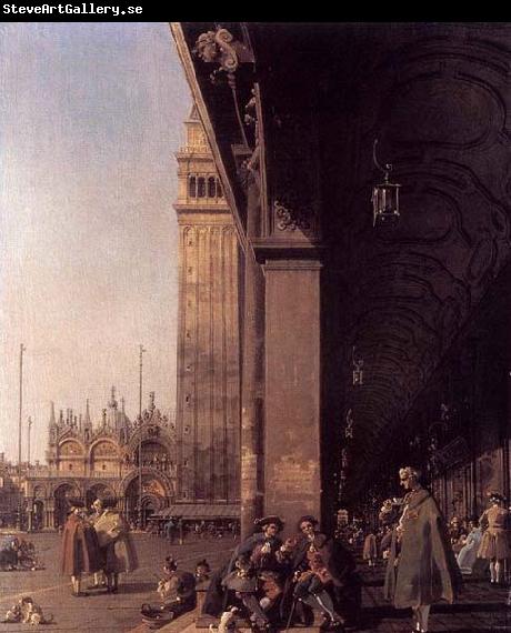 Canaletto Looking East from the South West Corner