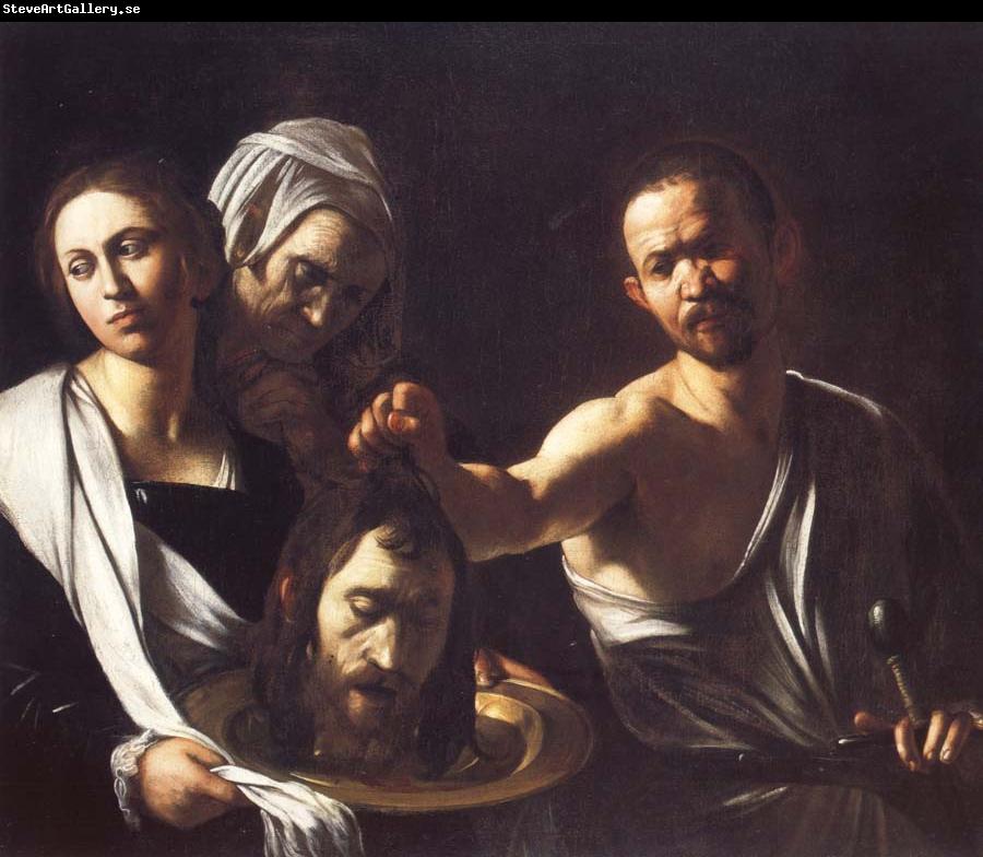 Caravaggio Salome Receives the Head of Saint John the Baptist