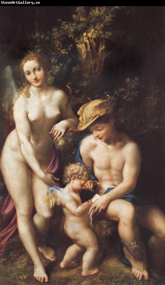 Correggio Venus with Mercury and Cupid