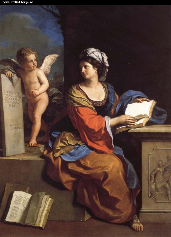 GUERCINO The Cumaean Sibyl with a Putto
