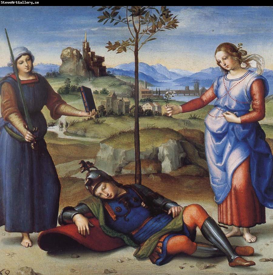 Raphael The Vision of a Knight