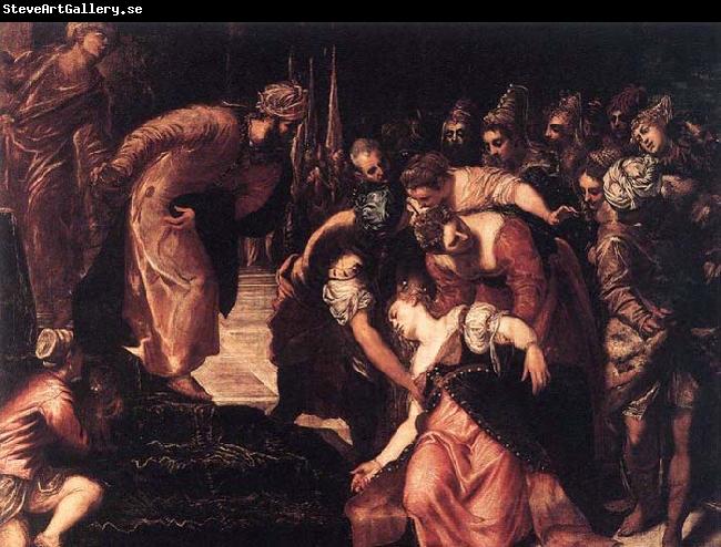 Tintoretto Esther before Ahasuerus