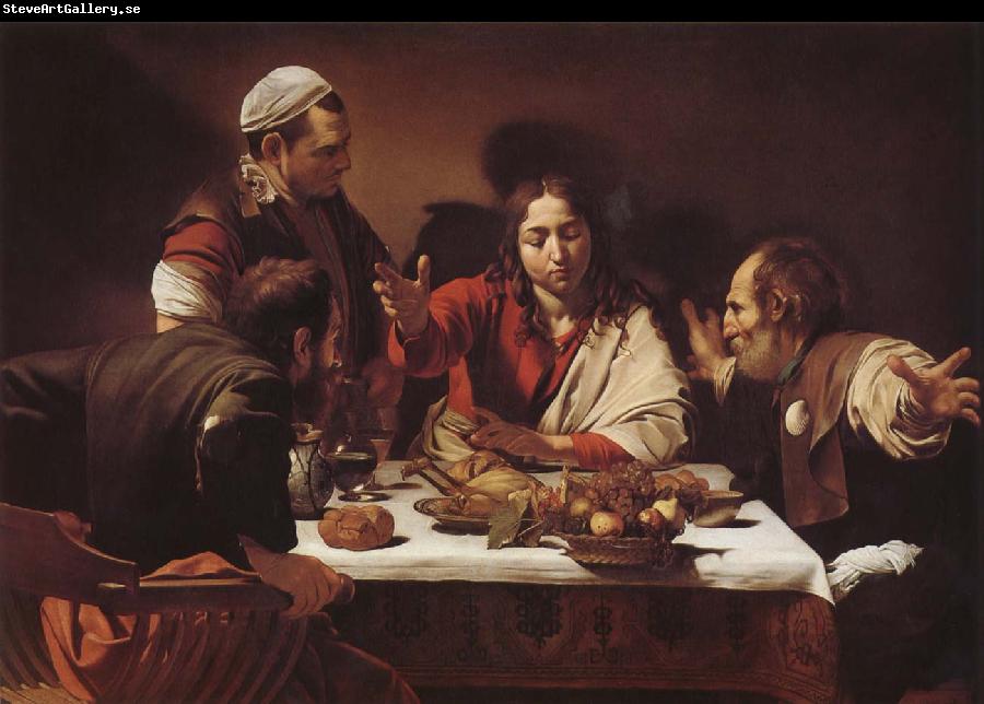 Caravaggio Maltiden in Emmaus