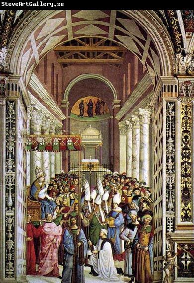 Pinturicchio Aeneas Piccolomini Crowned as Pope