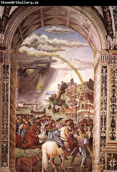 Pinturicchio Aeneas Piccolomini Leaves for the Council of Basle