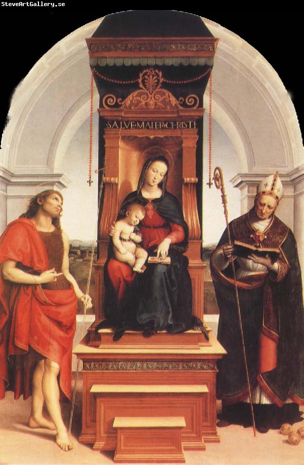 Raphael Virgin and Child with SS.John the Baptist and Nicholas