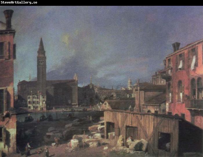 Canaletto the stonemason s yard