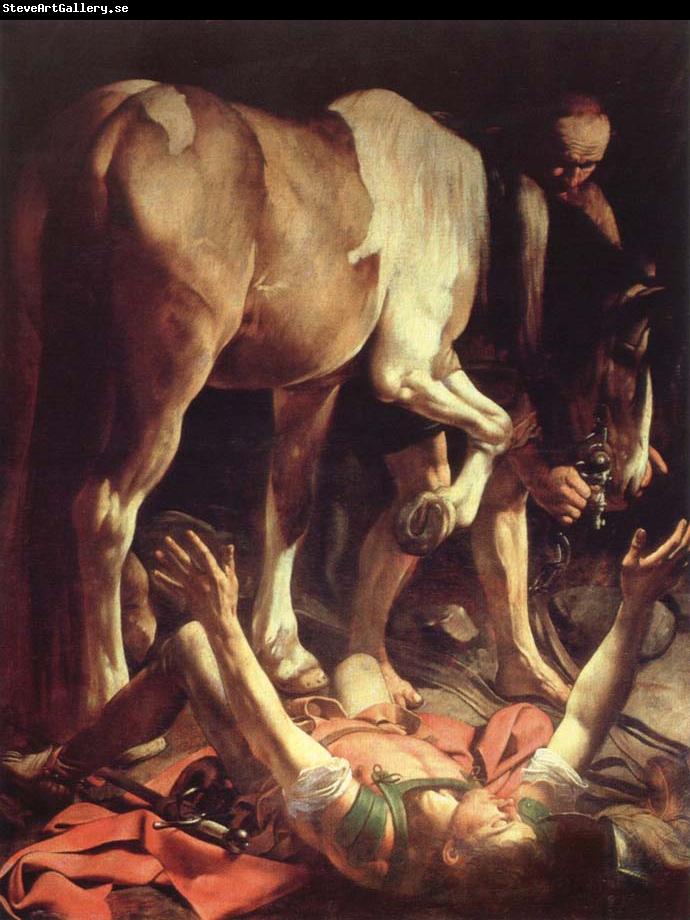 Caravaggio the conversion on the way to damascus
