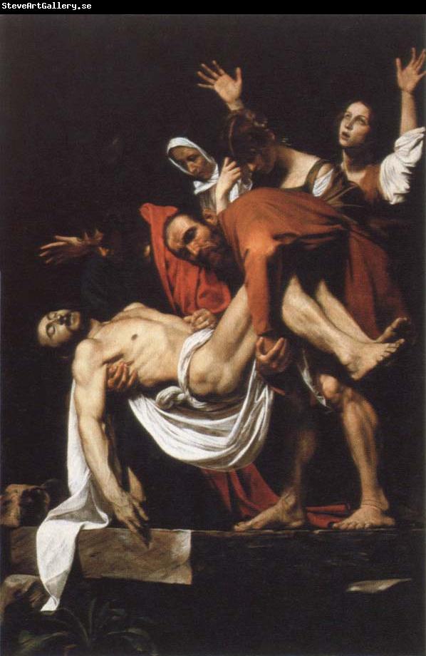 Caravaggio the entombment