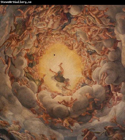 Correggio Correggio famous frescoes in Parma seems to melt the ceiling of the cathedral and draw the viewer into a gyre of spiritual ecstasy.