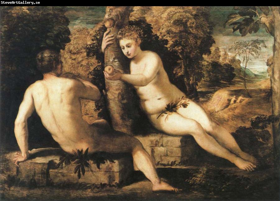 Tintoretto adam and eve