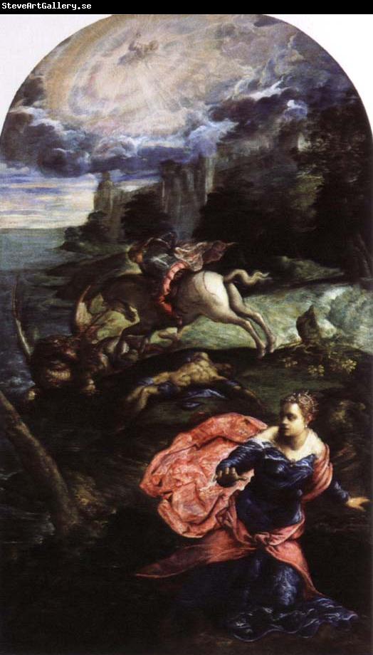 Tintoretto st.george and the dragon