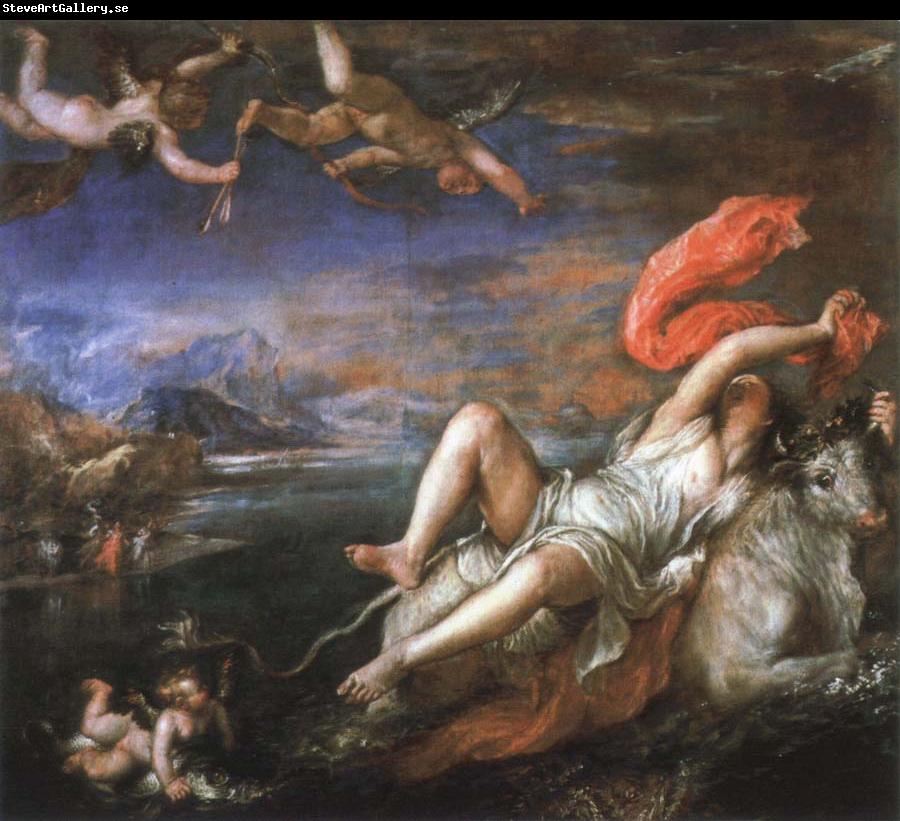 Titian the rape of europa