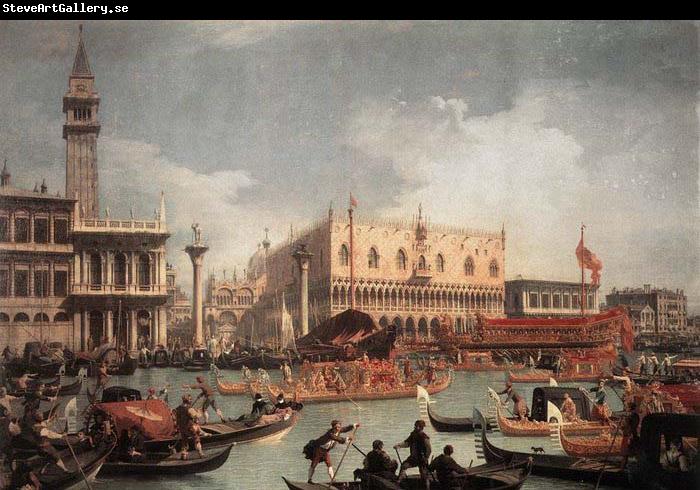 Canaletto The Bucintore Returning to the Molo on Ascension Day c