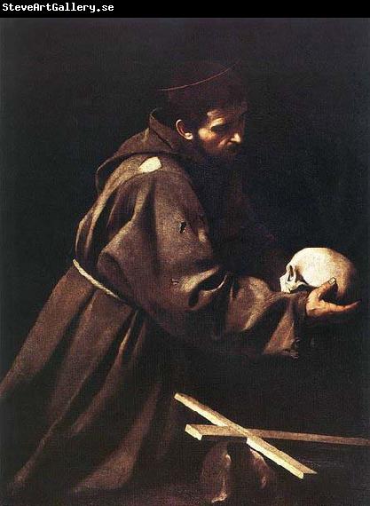 Caravaggio St Francis c. 1606 Oil on canvas