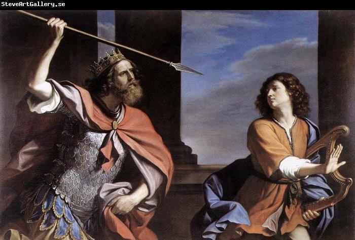 GUERCINO Saul Attacking David