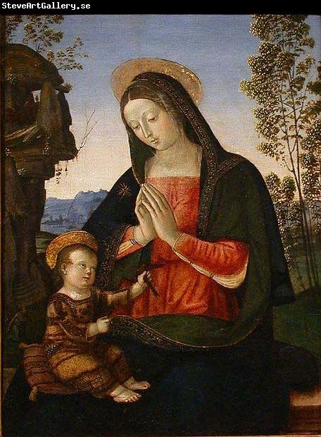 Pinturicchio Madonna Adoring the Child,