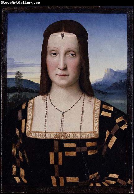 Raphael Portrait of Elisabetta Gonzaga,