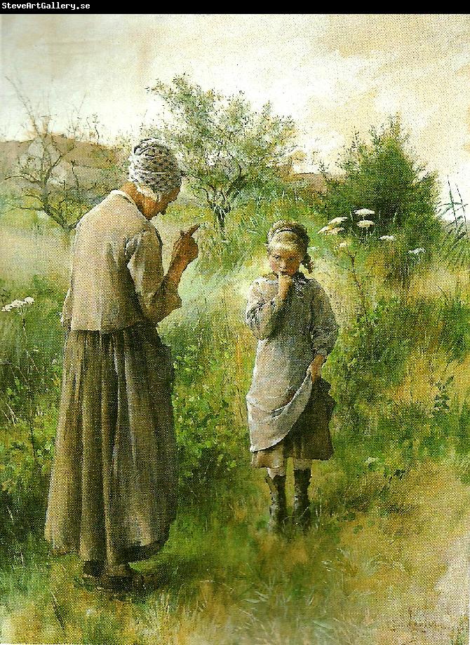 Carl Larsson, Sweden Museum: Forbjuden Frukt Carl Larsson