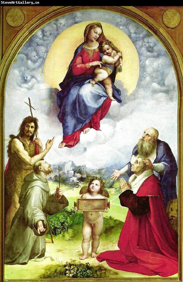 Raphael the madonna di foligno