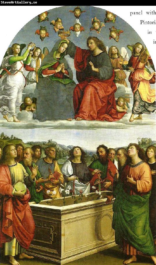 Raphael coronation of the virgin