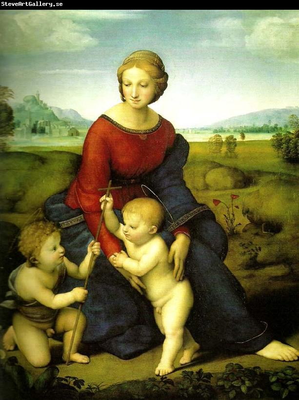 Raphael virgin and child with