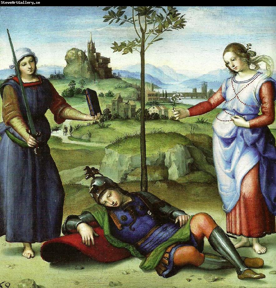 Raphael vision of a knight