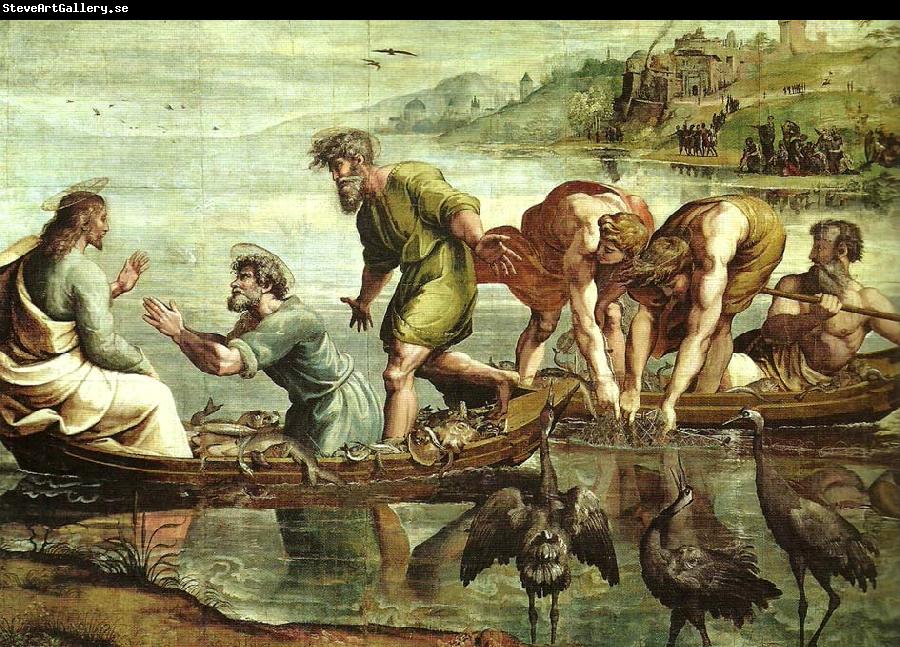 Raphael the miraculous draught of fishes