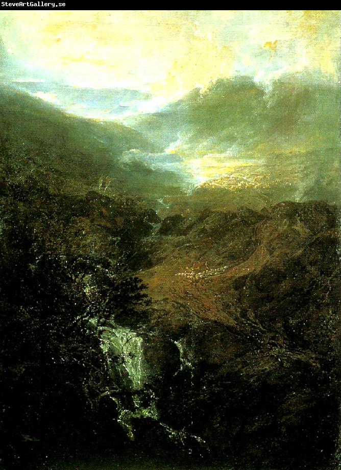 J.M.W.Turner morning amongst the coniston
