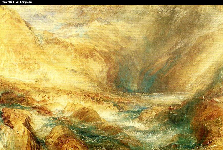 J.M.W.Turner the pass of st gotthard