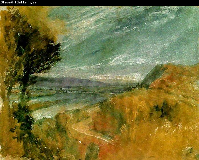 J.M.W.Turner mosel from the hillside at pallien