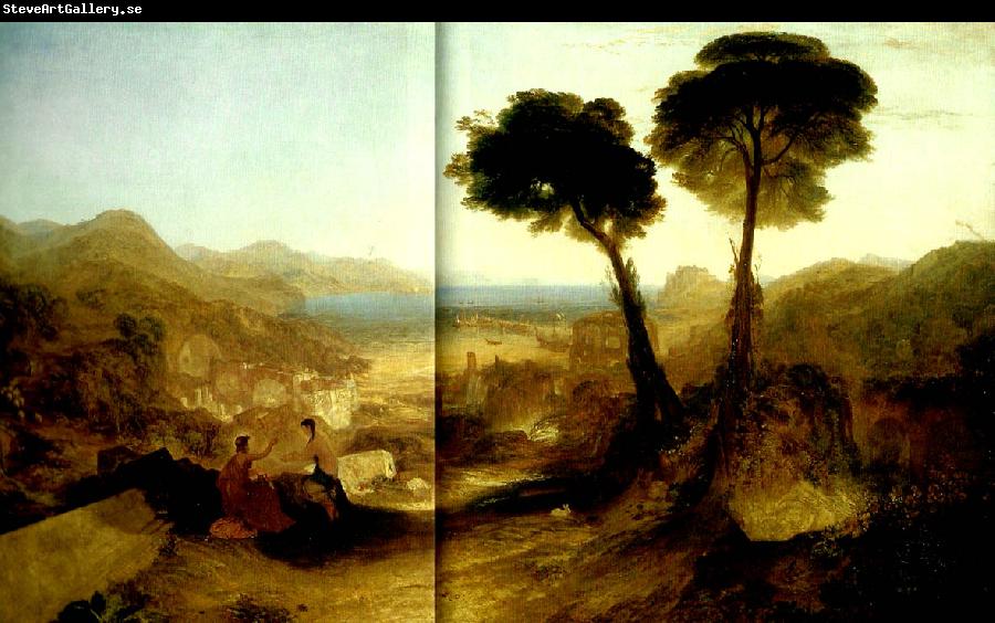 J.M.W.Turner the bay of baiae with appllo and the sibyl