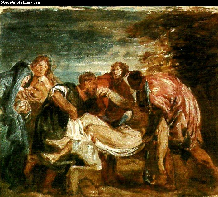 J.M.W.Turner copy of tition's entombment