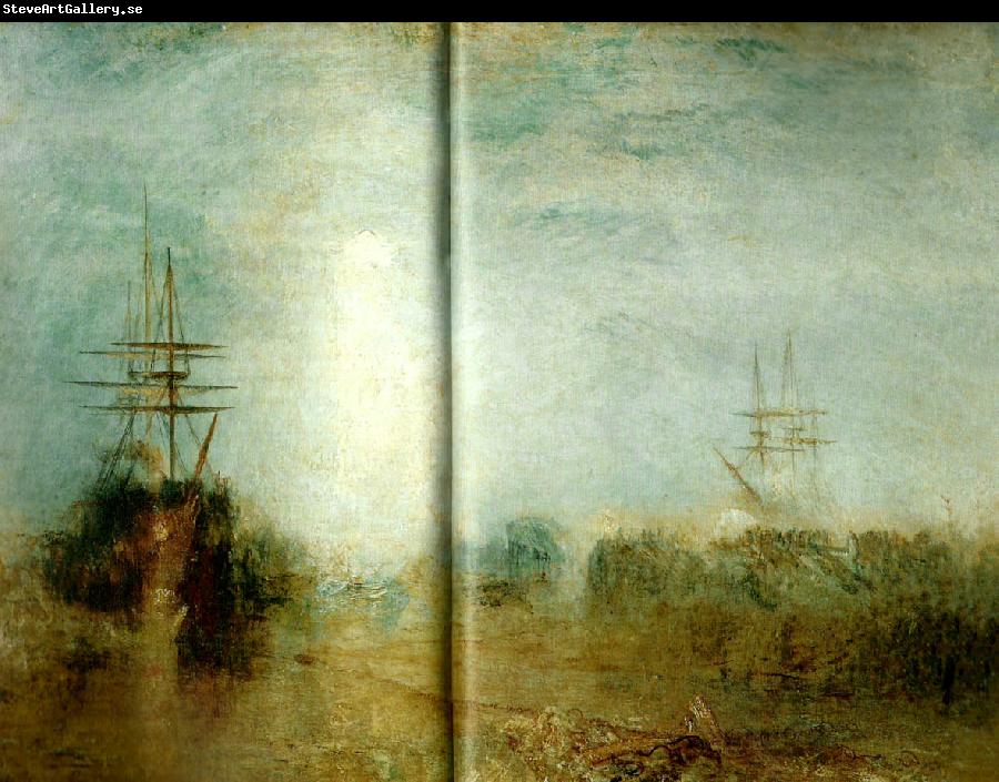 J.M.W.Turner whalers entangled in flaw ice