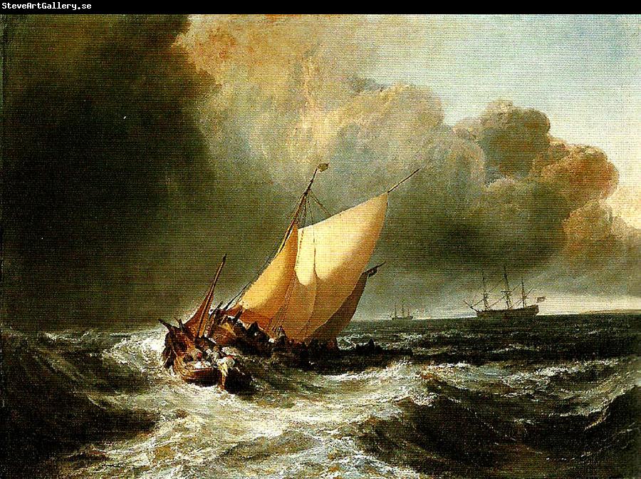 J.M.W.Turner dutch boats in a gale