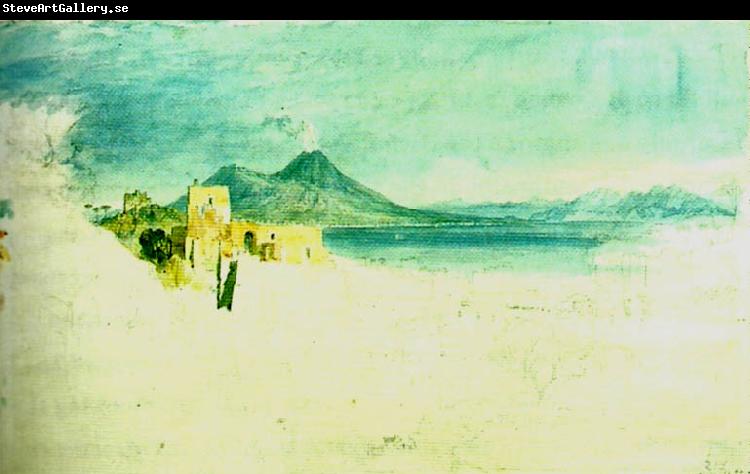 J.M.W.Turner view of naples in the distance