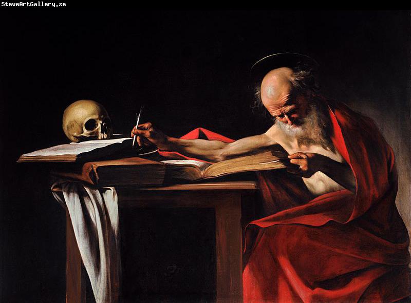 Caravaggio Saint Jerome Writing