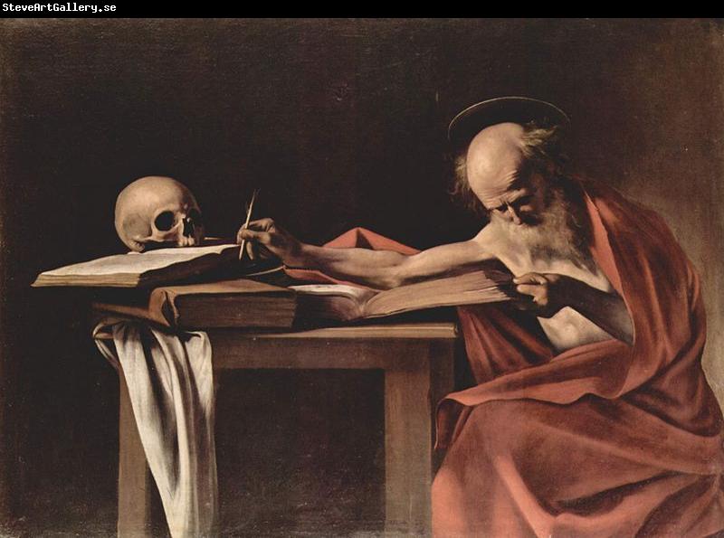Caravaggio Hieronymus beim Schreiben