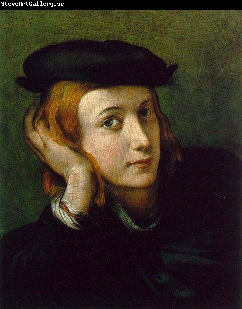 Correggio Portrait of a Young Man,